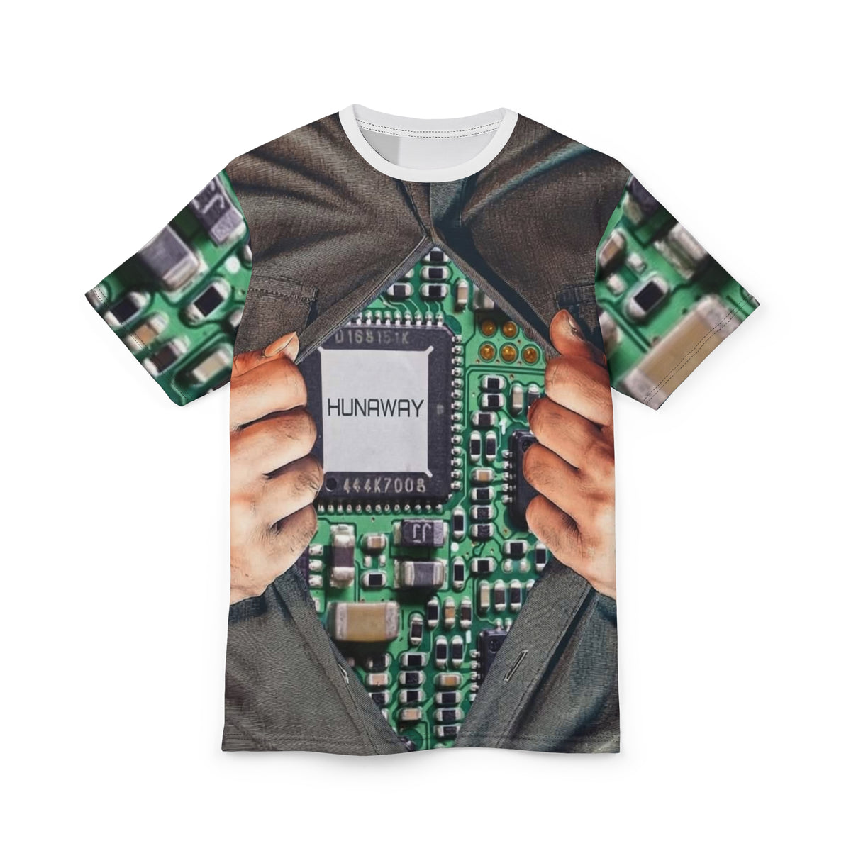 Circuit Heart Tee  ("HUNAWAY" Chip)